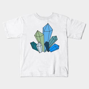 Crystal Clear- Cool Tones Kids T-Shirt